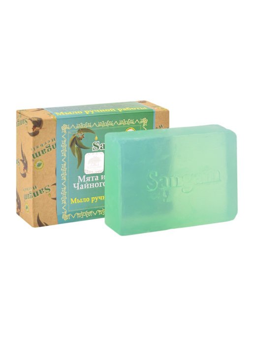 Mint and Tea Tree: Natural Handmade Soap - Image 2