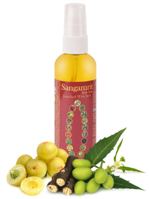 Sangamrit Hair Oil: Enriched With Milk