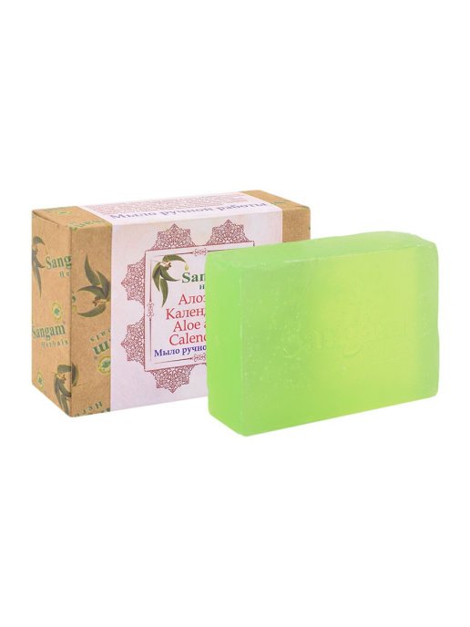 Aloe And Calendula: Natural Handmade Soap - Image 2